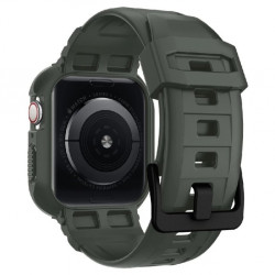 Чохол та ремінець Spigen Rugged Armor Pro 2 in 1 для Apple Watch 45mm/44mm Military Green (062CS26016)