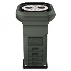 Чохол та ремінець Spigen Rugged Armor Pro 2 in 1 для Apple Watch 45mm/44mm Military Green (062CS26016)