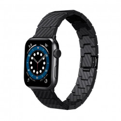 Ремінець Pitaka Modern Carbon Fiber Watch Band для Ap. Watch 49/45/44mm Black/Grey (AWB2304)