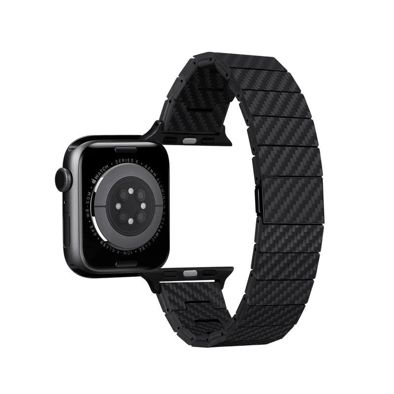 Ремешок Pitaka Modern Carbon Fiber Watch Band для Ap. Watch 49/45/44mm Black/Grey (AWB2304) Ремешок Pitaka Modern Carbon Fiber Watch Band для Ap. Watch 49/45/44mm Black/Grey (AWB2304)