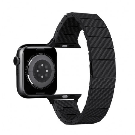 Ремінець Pitaka Modern Carbon Fiber Watch Band для Ap. Watch 49/45/44mm Black/Grey (AWB2304)