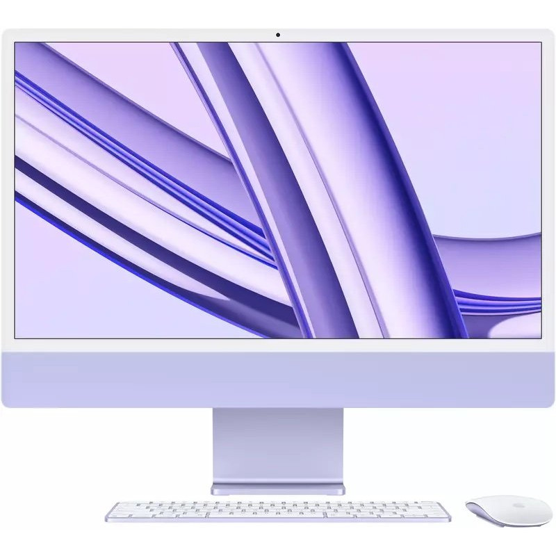 Apple iMac 24" 4.5К M3 Chip 8/256GB 10GPU 2023 Purple (Z19P) Apple iMac 24" 4.5К M3 Chip 8/256GB 10GPU 2023 Purple (Z19P)