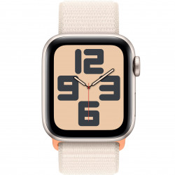 Apple Watch SE 2023 40mm (GPS+LTE) Starlight Aluminum Case with Starlight Sport Loop (MRG43)