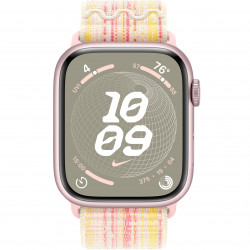 Apple Watch Series 9 45mm (GPS) Pink Aluminum Case with Starlight/Pink Nike Sport Loop (MR9T3,MUJY3)