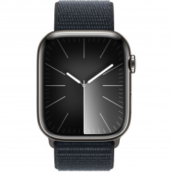Apple Watch Series 9 45mm (GPS+LTE) Graphite Stainless Steel Case with Midnight Sport Loop (MRQN3,MT593)