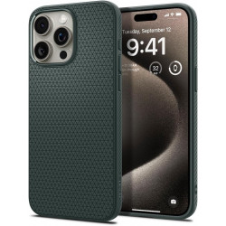 Чохол Spigen Liquid Air для iPhone 15 Pro Abyss Green (ACS06706)