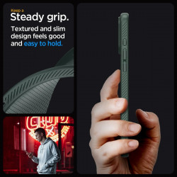 Чохол Spigen Liquid Air для iPhone 15 Pro Abyss Green (ACS06706)