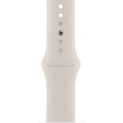 Apple Watch Series 8 45mm (GPS) Starlight Aluminum Case with Starlight Sport Band - Size S/M (MPLV3)