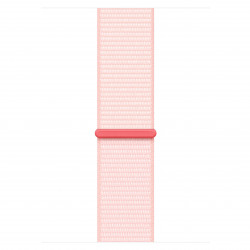 Apple Watch Series 9 45mm (GPS) Pink Aluminum Case with Light Pink Sport Loop (MR9J3)