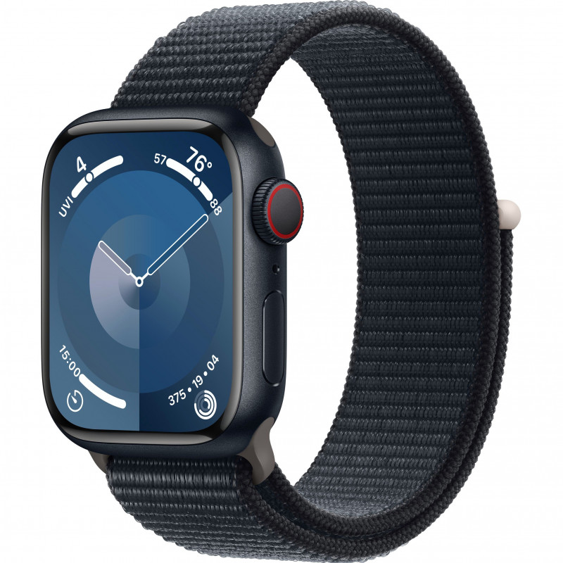 Apple Watch Series 9 41mm (GPS+LTE) Midnight Aluminum Case with Midnight Sport Loop (MRHU3) Apple Watch Series 9 41mm (GPS+LTE) Midnight Aluminum Case with Midnight Sport Loop (MRHU3)