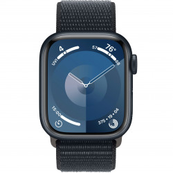 Apple Watch Series 9 41mm (GPS+LTE) Midnight Aluminum Case with Midnight Sport Loop (MRHU3)