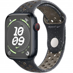 Apple Watch Series 9 45mm (GPS+LTE) Midnight Aluminum Case with Midnight Sky Nike Sport Band - Size S/M (MRQH3,MUV33)