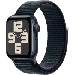 Apple Watch SE 2023 40mm (GPS) Midnight Aluminum Case with Midnight Sport Loop (MRE03)