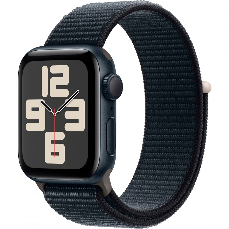 Apple Watch SE 2023 40mm (GPS) Midnight Aluminum Case with Midnight Sport Loop (MRE03)