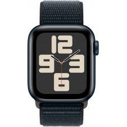 Apple Watch SE 2023 40mm (GPS) Midnight Aluminum Case w. Midnight Sport Loop (MRE03)