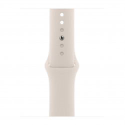 Apple Watch SE 2023 40mm (GPS+LTE) Starlight Aluminum Case with Starlight Sport Band - Size S/M (MRFW3)