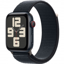Apple Watch SE 2023 44mm (GPS+LTE) Midnight Aluminum Case w. Midnight Sport Loop (MRHA3)