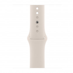 Apple Watch Series 9 41mm (GPS+LTE) Starlight Aluminum Case with Starlight Sport Band - Size M/L (MRHP3)