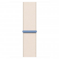 Apple Watch Series 9 45mm (GPS+LTE) Starlight Aluminum Case with Starlight Sport Loop (MRMA3)
