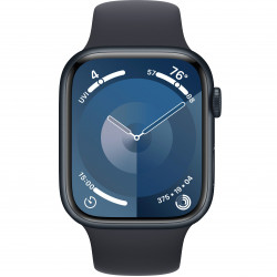 Apple Watch Series 9 45mm (GPS+LTE) Midnight Aluminum Case with Midnight Sport Band - Size M/L (MRMD3)