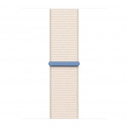 Apple Watch Series 9 41mm (GPS+LTE) Starlight Aluminum Case with Starlight Sport Loop (MRHQ3)