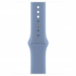 Apple Watch Series 9 45mm (GPS) Midnight Aluminum Case with Winter Blue Sport Band - Size S/M (MR9Q3,MT413)