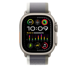 РемінецьTrail Loop для Apple Watch 49mm Green/Gray - M/L (MT603)