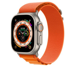 Ремінець Alpine Loop Band для Apple Watch 49mm Orange - Medium (MQE03)