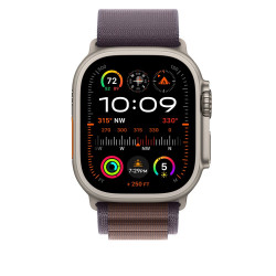 Ремешок Alpine Loop Band для Apple Watch 49mm Indigo - Medium (MT5Q3)