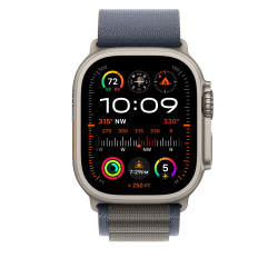 Ремінець Alpine Loop Band для Apple Watch 49mm Blue - Medium (MT5L3)