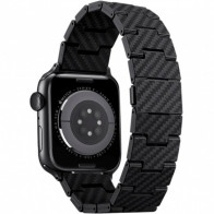 Ремінець Pitaka Retro Carbon Fiber Watch Band для Apple Watch 49/45/44mm Black/Grey (AWB2311)