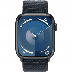 Apple Watch Series 9 45mm (GPS+LTE) Midnight Aluminum Case with Midnight Sport Loop (MRMF3)