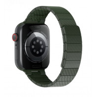 Ремінець WIWU Carbon Fiber Рattern Мagnetic 42/44/45/49mm Green (Wi-WB009)
