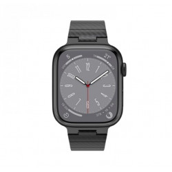 Ремінець WIWU Carbon Fiber Рattern Мagnetic для Apple Watch 42/44/45/49mm Black (Wi-WB009)