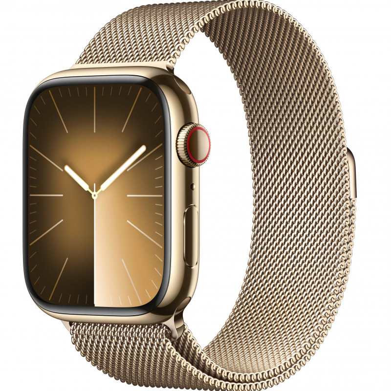 Apple Watch Series 9 45mm (GPS+LTE) Gold Stainless Steel Case with Gold Milanese Loop (MRMU3) Apple Watch Series 9 45mm (GPS+LTE) Gold Stainless Steel Case with Gold Milanese Loop (MRMU3)