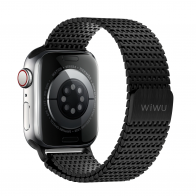 Ремешок WIWU Stainless Steel для Apple Watch 41/40/38mm Black (Wi-WB002