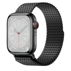 Ремінець WIWU Stainless Steel для Apple Watch 41/40/38mm Black (Wi-WB002