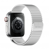 Ремінець WIWU Stainless Steel для Apple Watch 42/44/45/49 mm Silver (Wi-WB002)