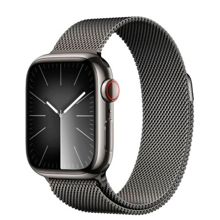Apple Watch Series 8 41mm (GPS+LTE) Graphite Stainless Steel Case with Graphite Milanese Loop (MNJL3/MNJM3)