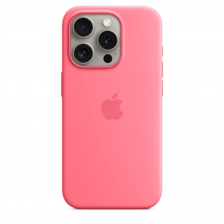 Чохол Apple iPhone 15 Pro Silicone Case with MagSafe Pink (MWNJ3)