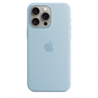 Чехол Apple iPhone 15 Pro Max Silicone Case with MagSafe Light Blue (MWNR3)