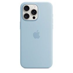 Чехол Apple iPhone 15 Pro Max Silicone Case with MagSafe Light Blue (MWNR3)