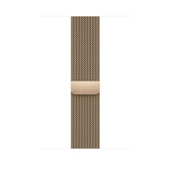 Стальной ремешок Apple для Apple Watch 45mm Milanese Loop Gold (MTJP3)