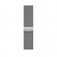 Стальной ремешок Apple для Apple Watch 45mm Milanese Loop Silver (MTJR3)