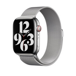 Сталевий ремінець Apple для Apple Watch 45mm Milanese Loop Silver (MTJR3)