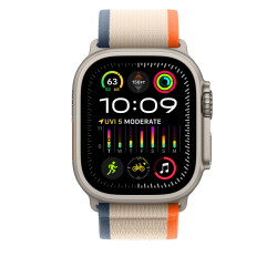 РемінецьTrail Loop для Apple Watch 49mm Orange/Beige - M/L (MT5X3)