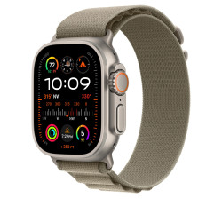 Ремінець Alpine Loop Band для Apple Watch 49mm Olive - Medium (MT5U3)