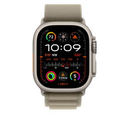 Ремінець Alpine Loop Band для Apple Watch 49mm Olive - Medium (MT5U3)