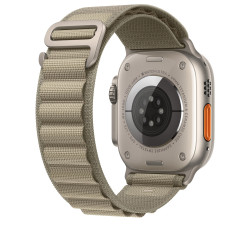 Ремінець Alpine Loop Band для Apple Watch 49mm Olive - Medium (MT5U3)