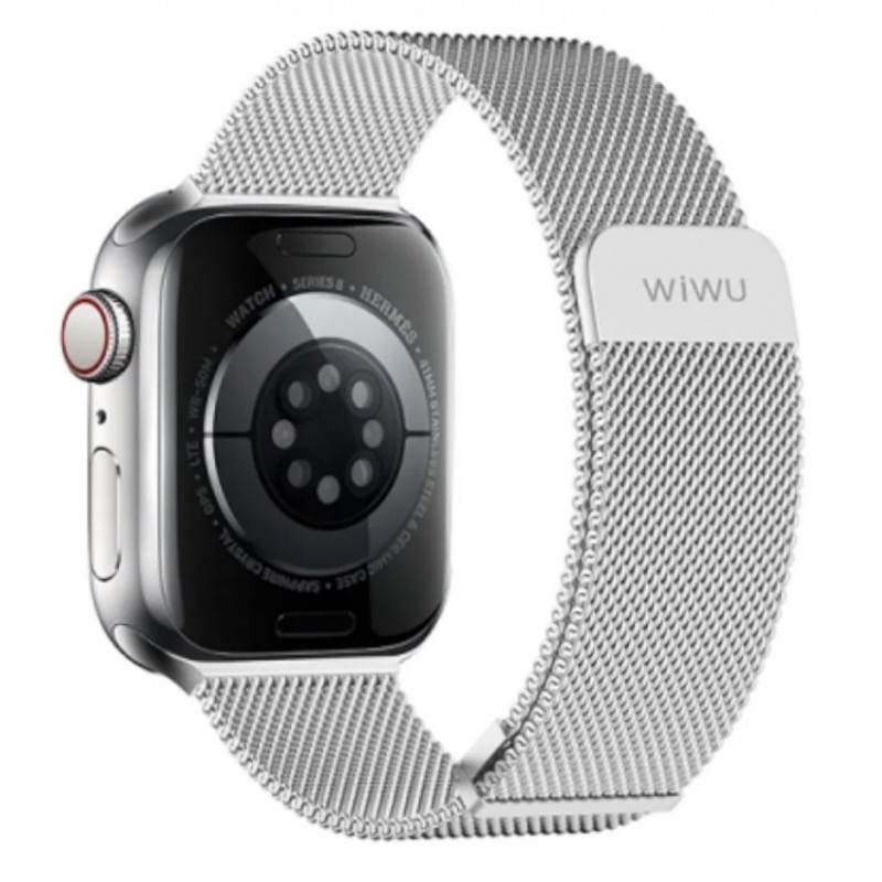 Ремінець WIWU Braided Stailness Steel Band 38/40/41 mm Silver (Wi-WB005) Ремінець WIWU Braided Stailness Steel Band 38/40/41 mm Silver (Wi-WB005)